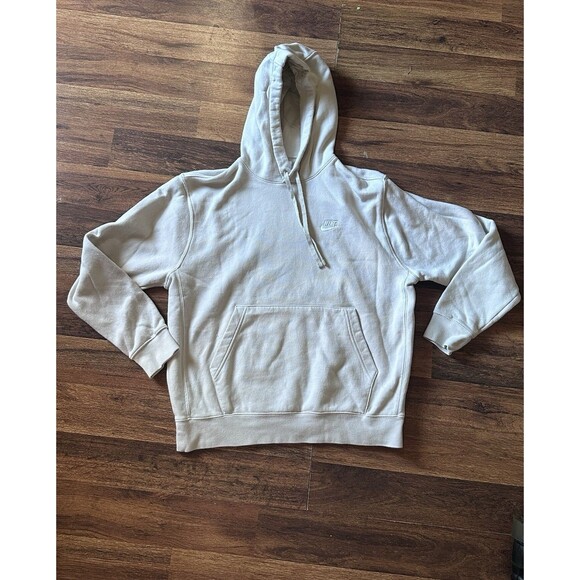Nike Sweaters - Women’s Nike Hoodie Cream Size Medium